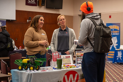 Student Visiting the Career Fair